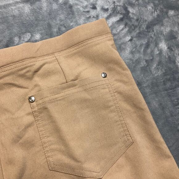 Pierre Marie Women's Stretch Dress Pants Straight Sz 2XL Beige - Picture 3 of 6